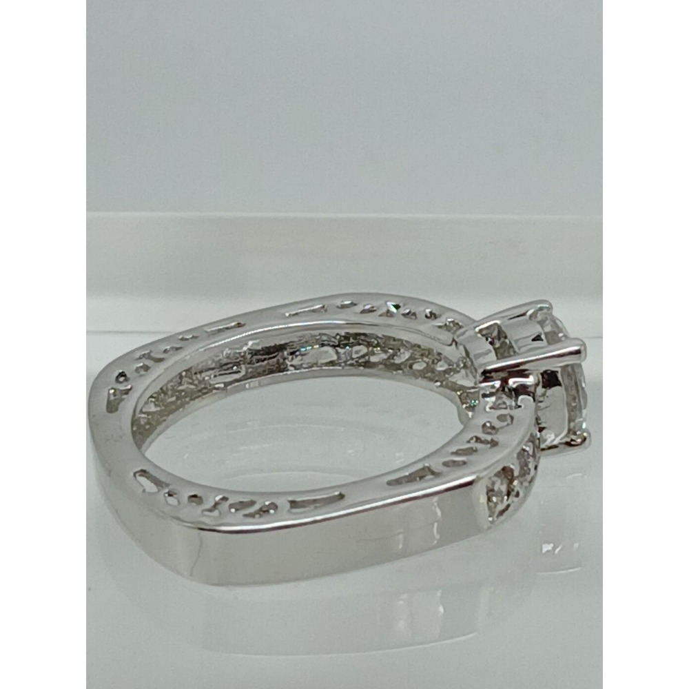 2 CT Unique Vintage Gold Plated Round Brilliant Sim Diamond CZ Engagement Ring 8 - Picture 10 of 11